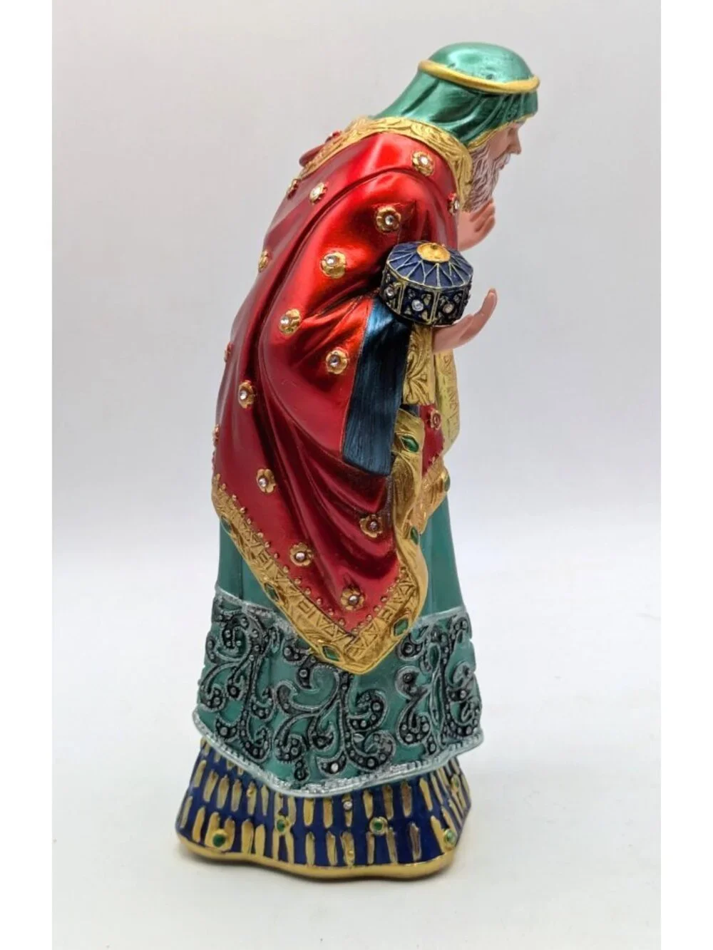 King Melchior Figurine Hawthorne Village Jeweled Nativity Collection Resin 7.25